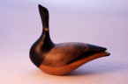 Brent goose bird carving
