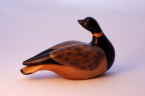 Brent goose bird carving