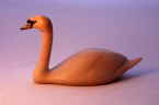 Mute Swan bird carving