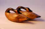 Canada geese bird carvings