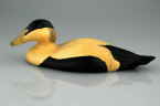 Eider bird carving