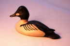 Goldeneye bird carving